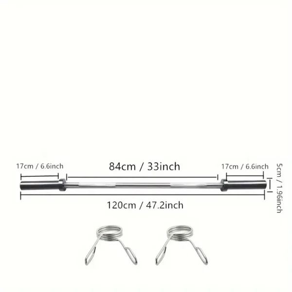 0477c731-2719-4c1d-93a8-4ea48643c953 Stainless Steel Adjustable Weight Plate Barbell