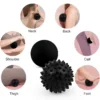 2pcs Durable Rubber Fascia Balls with Spikes