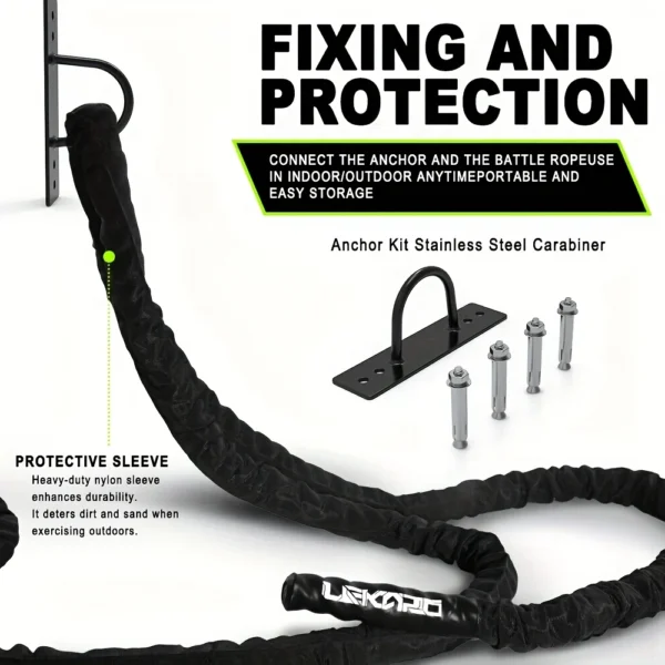 6m Heavy Duty Combat Fitness Rope