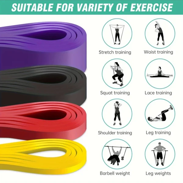 4pcs Set Resistance Bands