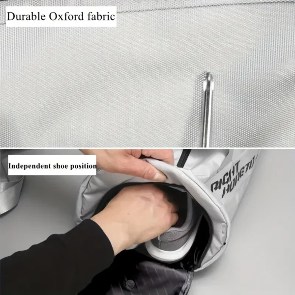 56d7096b-860c-4f34-9666-9e4ce754c6b8 Men's Large Capacity Gym Bag with RIGHT HONETU Print