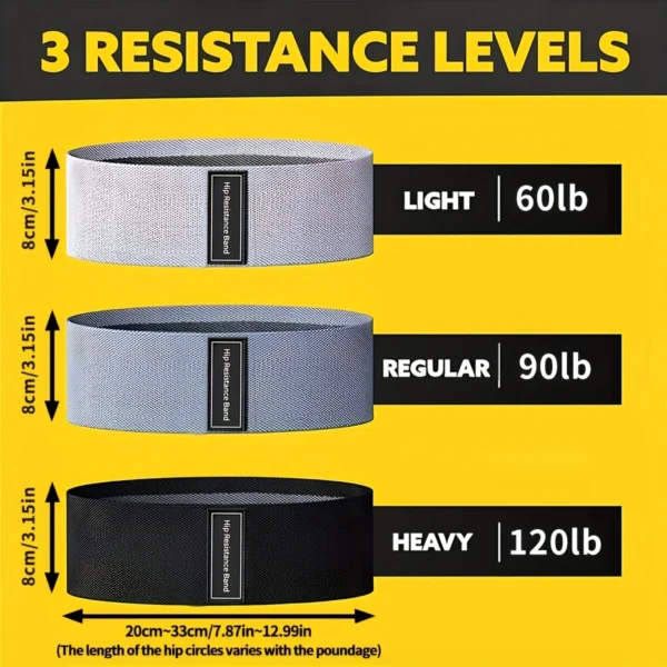 3pcs Resistance Bands