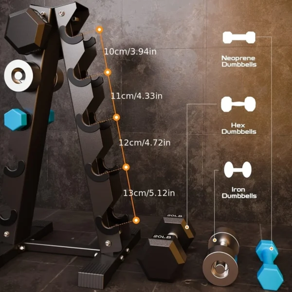 A-Frame Dumbbell Rack