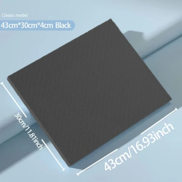 Large Black TPE Foam Balance Pad
