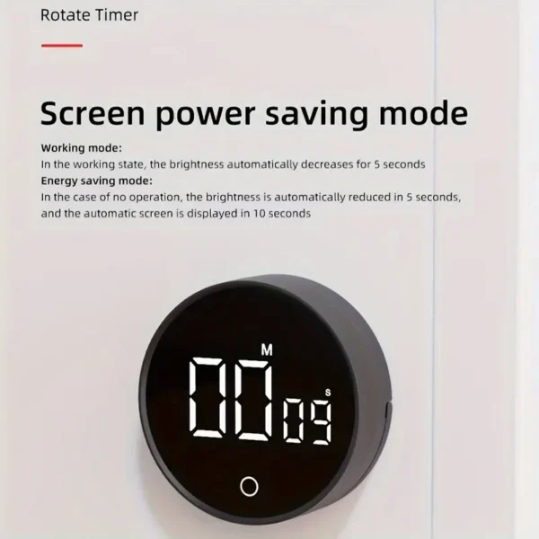 Multifunctional Magnetic Countdown Timer