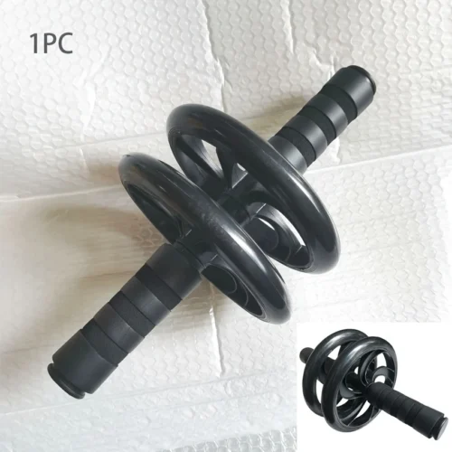 Quiet Double Wheel Black Ab Roller